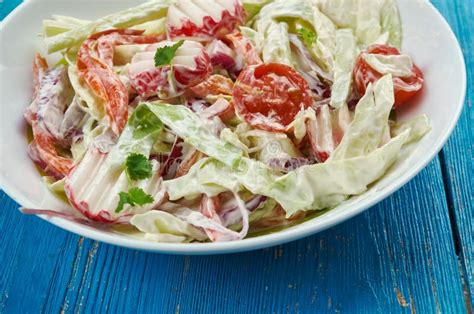 Spicy Mexican Cabbage Slaw stock photo. Image of cabbage - 113144240