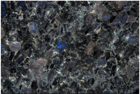 Volga Blue Granite Is A Black Blue Natural Rock It Is Coarse Grained