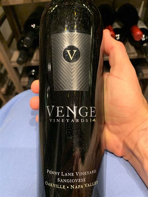 2014 Venge Vineyards Sangiovese Penny Lane Vineyard USA California