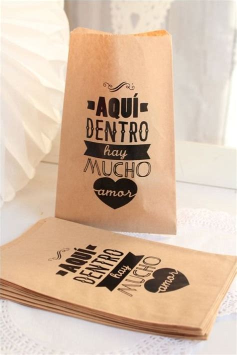 Bolsas De Papel Kraft Bodas Eventos Mesas De Dulces