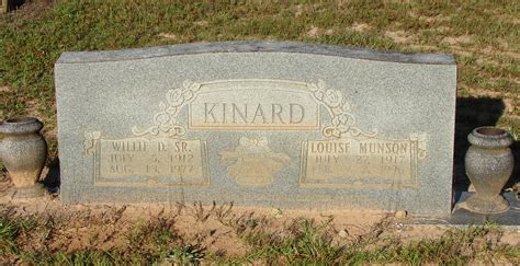 Willie David Kinard Sr 1912 1977 Find A Grave Memorial