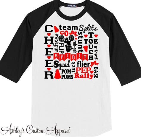 Cheer Cheer Shirts Spirit Shirt Cheer Baseball Tee - Etsy