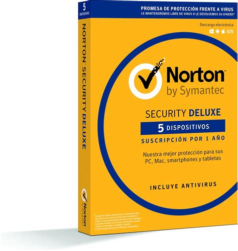 Norton Security Deluxe 2016 Antivirus 5 Dispositivos 8156 Amazon