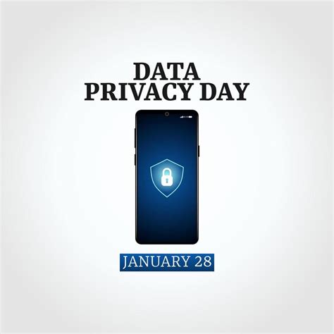 vector graphic of data privacy day good for data privacy day celebration. flat design. flyer ...