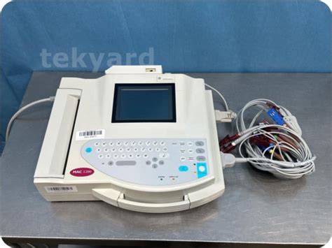 GE Medical Systems MAC 1200 Interpretive 12 Lead Electrocardiograph