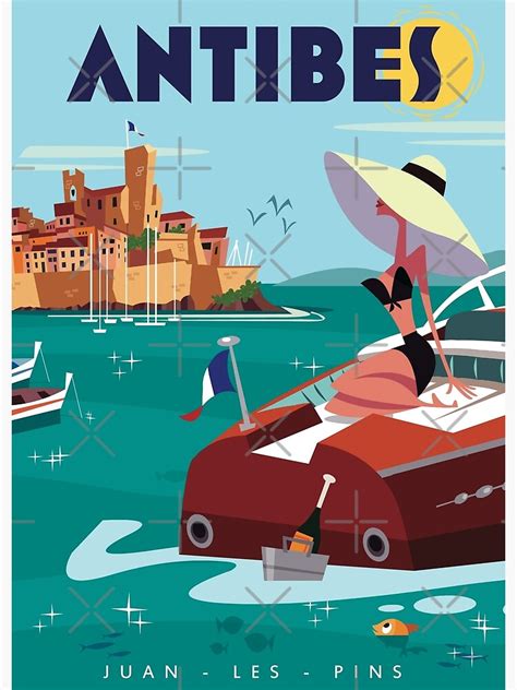 Antibes Poster Poster For Sale By Gagodel Redbubble