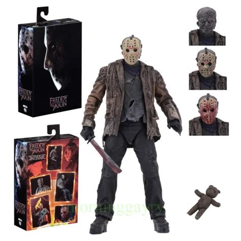 Neca Freddy Vs Jason Ultimate Jason Voorhees Action Figure Model