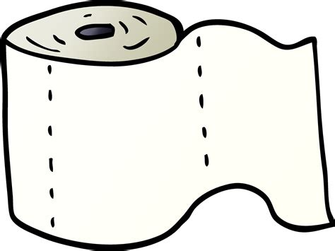 Cartoon Doodle Toilet Roll 12188921 Vector Art At Vecteezy