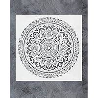 Amazon Gss Designs Large Mandala Wall Art Stencil X Inch