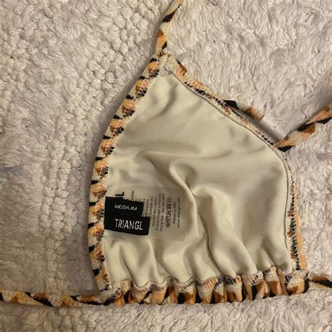 The Cutest Yellow Bikini Set From Triangl The Top Depop