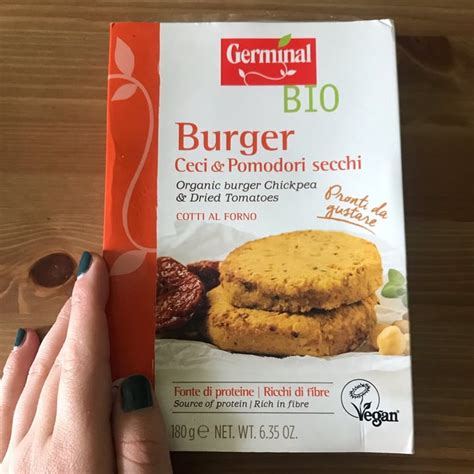 Germinal Bio Burger Ceci E Pomodori Secchi Review Abillion