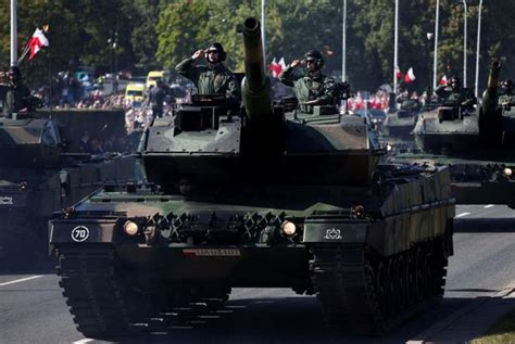 Poland Displays Military Might In Huge Parade As Elections Loom The