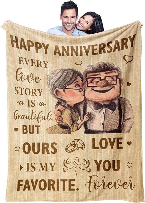 Wedding Anniversary Blanket Gifts For Him Her Wife Husband Men Best