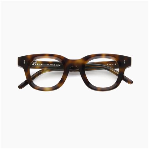 Olive Tortoise Acetate Clear Lens Silver Hardware Description Akila