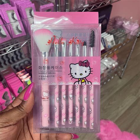 Hello Kitty Makeup Brush Set Hello Kitty Brush Set Hello Kitty Makeup