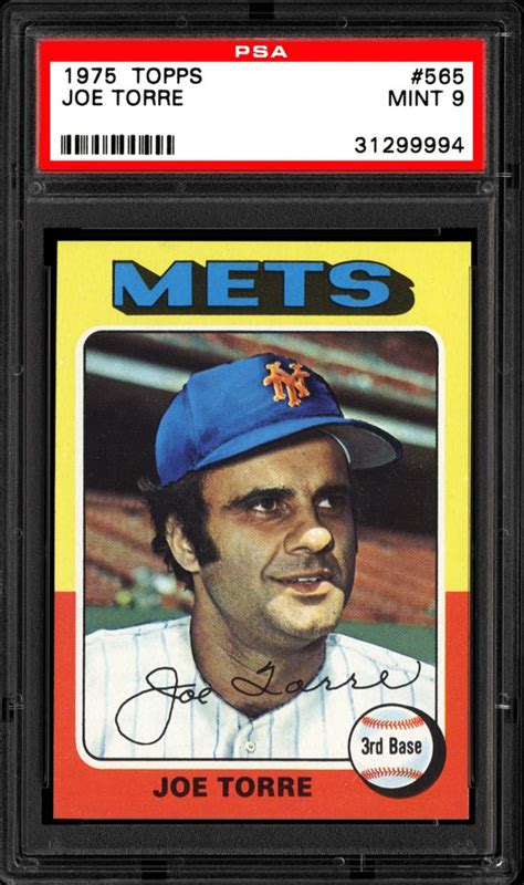 1975 Topps Joe Torre Psa Cardfacts®