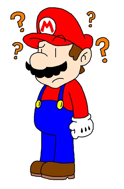 Confused Mario By Babyluianatic2200 On Deviantart