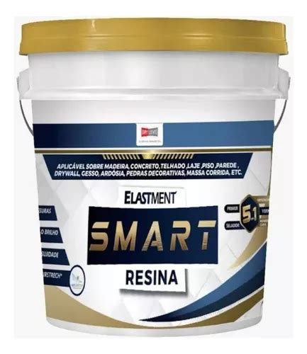 Elastment Smart Resina Multiuso Base D agua Incolor 5x1 18l Frete grátis