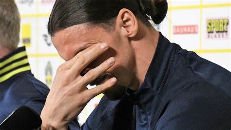 Press Conference Tears Show That Swedens Zlatan Ibrahimovic Is Human