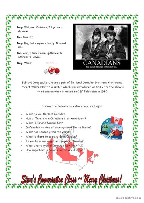 12 Days Of Christmas By Bob And Doug M English Esl Worksheets Pdf And Doc