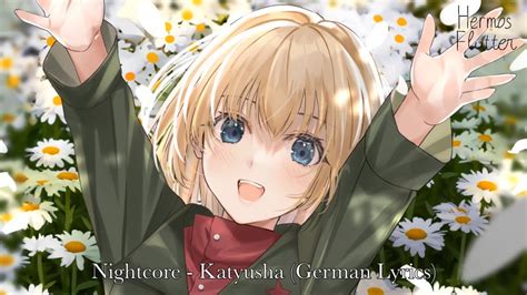 Nightcore Katyusha Катюша German Lyrics Youtube