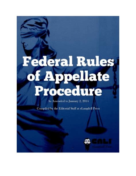 Federal Rules Of Appellate Procedure