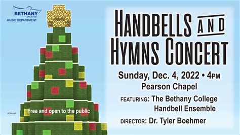 Bethany College Music Dept Presents A Handbells And Hymns” Concert