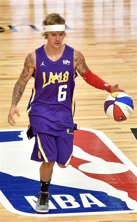 Justin Bieber From Nba Celebrity All Star Game 2018 E News