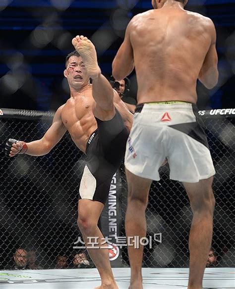 St포토 Ufc 서울 남의철 힘없는 미들킥 네이트 스포츠