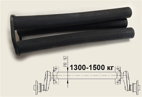 Купить РЕЗИНОВЫЙ ЖГУТ 32Х310 ММ ДЛЯ ТОРСИОННОЙ ОСИ AL-KO 1300-1500 КГ ...