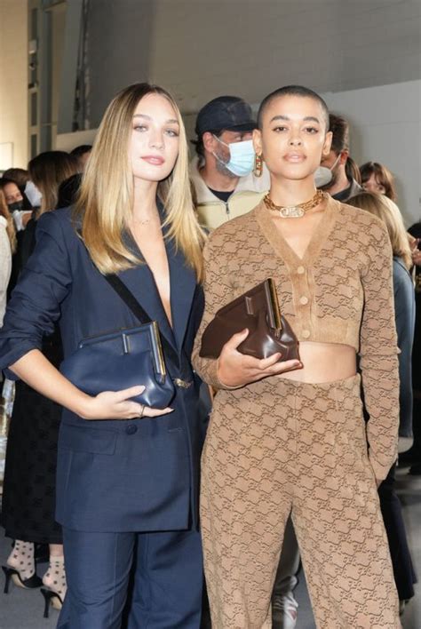 Maddie Ziegler And Jordan Alexander At Fendi Spring Summer 2022 Show At