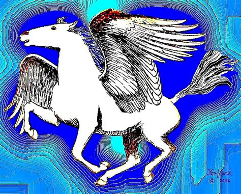 Pegasus Painting By Dave Gafford Fine Art America