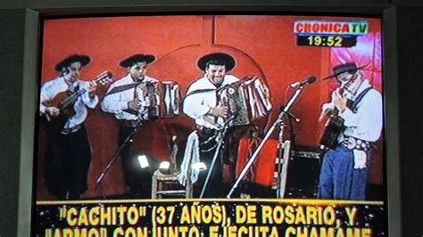 Cachito Gonzalez Y Los Nuevos Reyes En Cronica Tv Con Anabela Ascar