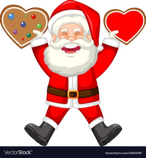 Cute Santa Claus Cartoon Character Royalty Free Vector Image