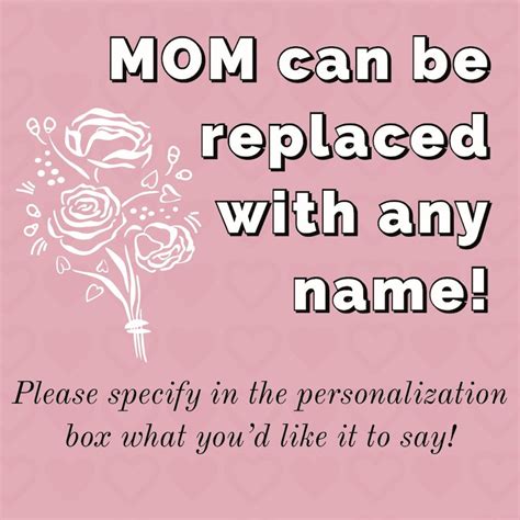 Personalized Mothers Day T Mothers Day T Mom Etsy