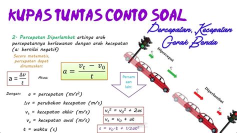 Percepatan Gerak Benda Ipa Smp Kelas 8 Youtube