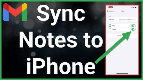 How To Sync Google Gmail Notes To IPhone YouTube