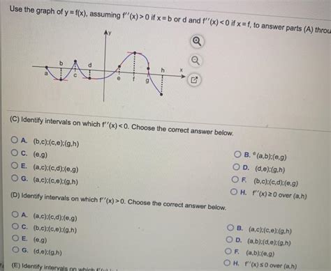 Solved Use The Graph Of Y F X Assuming F X 0 If X B