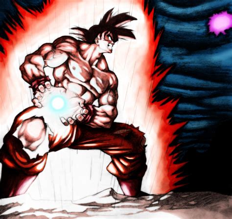 Son Goku Kaioken By Darkogoku On Deviantart