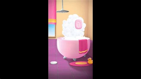 [my Talking Angela] Shower Bath Time Talking Friends Youtube