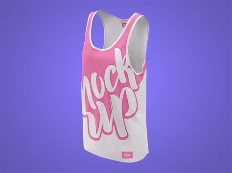 Free Female Long Tank Top Sleeveless T Shirt Mockup Psd Good Mockups