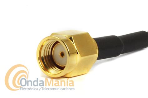 CABLE LATIGUILLO DE 20 CM DE CONECTOR N HEMBRA A CONECTOR SMA R P MACHO