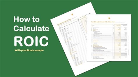 How To Calculate Roic From The Annual Report Of Vedant Fashion Limited