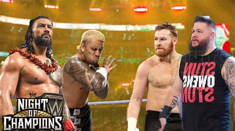 Roman Reigns Solo Sikoa Vs Kevin Owens Sami Zayn Tag Match Night Of