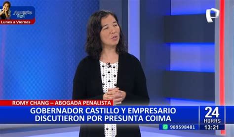 Romy Chang Sobre Caso Ciro Castillo