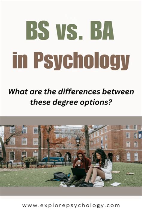 Bs Or Ba In Psychology Why One Is Right For You Explore Psychology