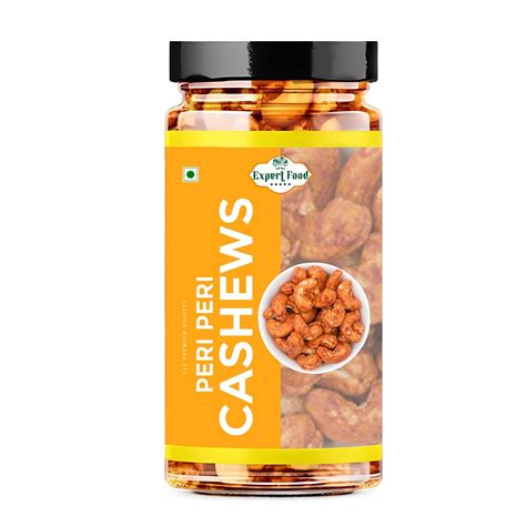 Expert Foods Peri Peri Spicy Kaju Roasted Salted Cashews Nuts Peri