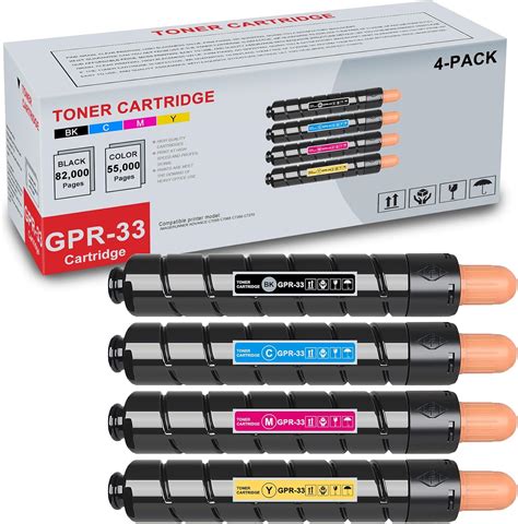 Amazon Pack Gpr Bk C M Y Toner Cartridge High Yield Compatible