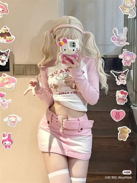 Pin By Ikram On Ootd Really Cute Outfits Pink Outfits Kawaii