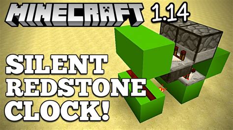 Silent Adjustable Redstone Hopper Clock Minecraft YouTube